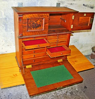 Antique Dentist Cabinet