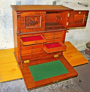 Antique Dentist Cabinet