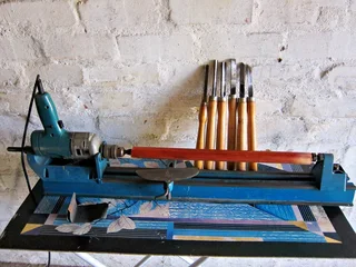 Lathe For Wood Turning
