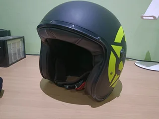 Original (New) L CABERG GHOST HELMET WITH MASK AND CLEAR LENS