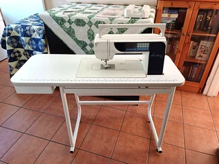 ELNA excellence 730 for   Quilting &amp; Sewing   includes Work Station &amp; custom extension table