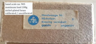 Equal Arm Balance Scale -  in original box - Collectors piece -made in Germany