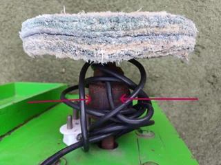 Polisher - Buff - Sander - Solid frame with wheels - Strong Motor with Chuck