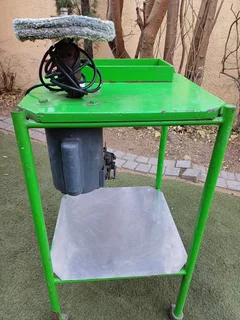 Polisher - Buff - Sander - Solid frame with wheels - Strong Motor with Chuck