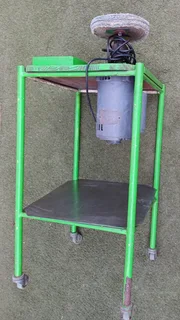 Polisher - Buff - Sander - Solid frame with wheels - Strong Motor with Chuck