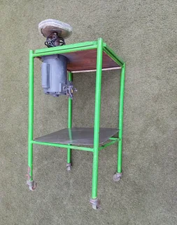 Polisher - Buff - Sander - Solid frame with wheels - Strong Motor with Chuck