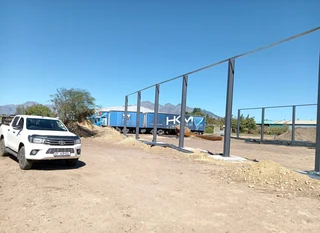 STAALSTRUKTUUR / STEEL STRUCTURES with roof