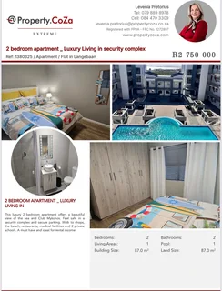 FOR Sale: Luxury 2 bedroom apartment