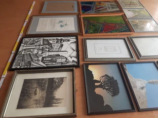 Wooden photo frames with glass cover various sizes