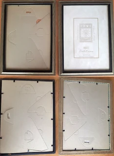 Wooden photo frames with glass cover various sizes
