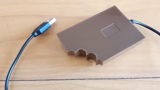 4-port USB hub chocolate slab style