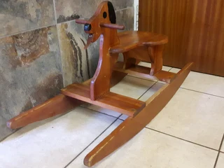 Wooden Rocking Horse (rocking dog)