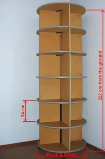 Revolving Arch File Shelf / book shelf