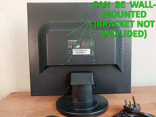 19&#34; flat screen monitor 1280x1024 with built-in speakers VGA&#43;DVI