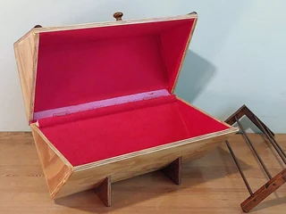 Wooden Jewelry Box Diamond-shaped [2x available]