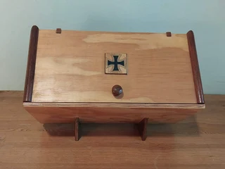 Wooden Jewelry Box Diamond-shaped [2x available]