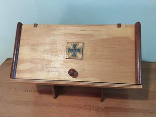 Wooden Jewelry Box Diamond-shaped [2x available]