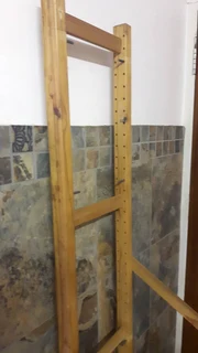 Wooden book shelf[179x89x32] self-assemble, easy transport