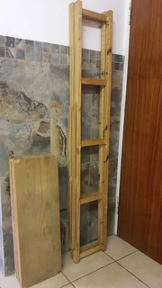 Wooden book shelf[179x89x32] self-assemble, easy transport