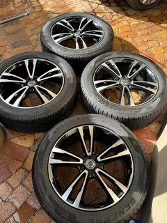 19 inch original Volvo XC 60 mags and tyres..2 brand new General Grabbers 2 fairly new Goodyear
