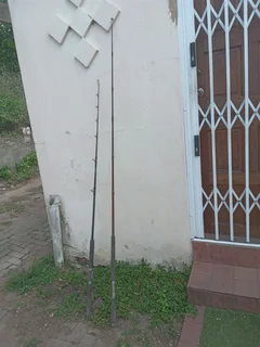 2  fishing rods