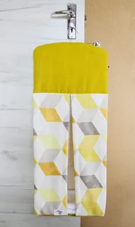 A nursing pillow and nappy stacker