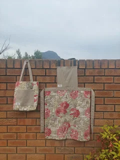 Handmade decor items like table runners, aprons, versatile bags, etc.