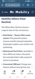 Milano Riser Recliner