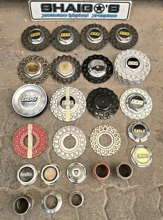 Center caps, Plates and Hex nuts