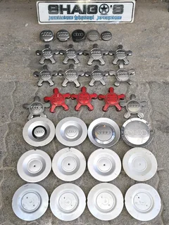 Center caps, Plates and Hex nuts