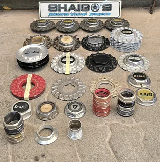 Center caps, Plates and Hex nuts