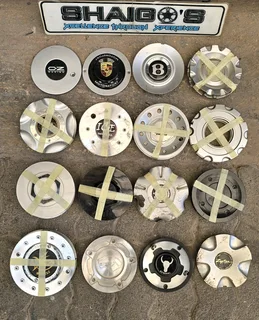 Center caps, Plates and Hex nuts