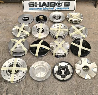 Center caps, Plates and Hex nuts