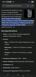 Yahama bookshelf speakers original