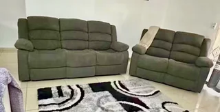 Recliner Lounge Suite for Sale - 3, 2 &amp; 1-Seater (Excellent Condition)