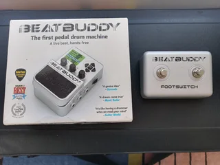 Drum machine &#34;Beat Buddy&#34; with foot switch.