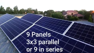 9 Solar Panels Canadian Solar 3kW R766 each