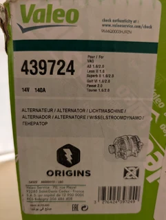 OEM VW Golf TDI mk6 refurbished alternator