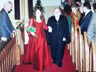 Matric Dance / Wedding Dress! Red with handstitched beading!