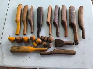 Vintage Wooden Plumbers Tools