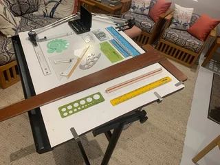 Draughting Table With Equipment