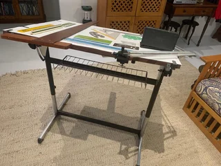 DRAUGHTING TABLE with equipment