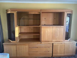 Multifunctional wooden cabinet