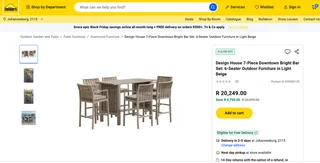 Patio Sets x 2 (Sale or SWOP)