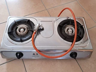 Alva 2 gas burner, with hose and regulator