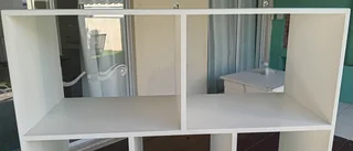 Modern White Cube Shelf