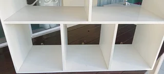 Modern White Cube Shelf
