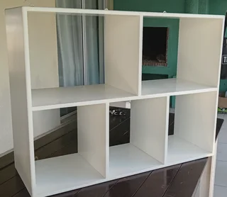 Modern White Cube Shelf