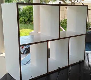 Modern White Cube Shelf