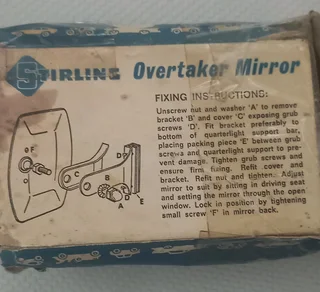 Vintage car mirror 1940